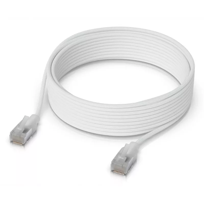 Ubiquiti UniFi Etherlighting Cabo de ligação, 8 m, Cat6, branco (UACC-Cable-Patch-EL-8M-W)