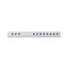 Multiplexador de comprimento de onda Ubiquiti UACC-CWDM-8 largura 442 mm profundidade 120 mm altura 43.7 mm