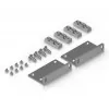 Conjunto de montagem Ubiquiti UACC-Rack-Ear-2U aço galvanizado cinzento