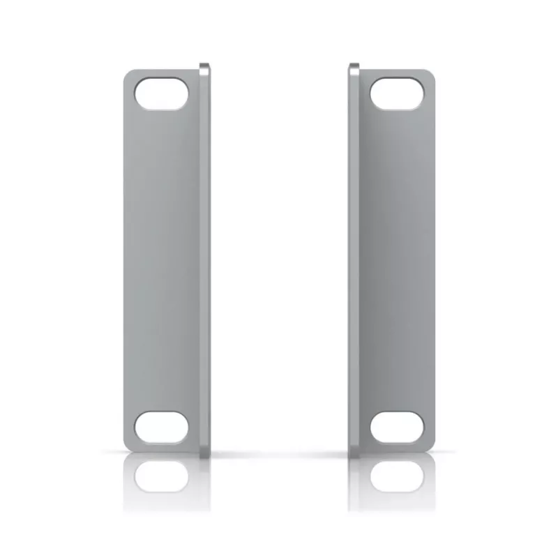 Conjunto de montagem Ubiquiti UACC-Rack-Ear-2U aço galvanizado cinzento
