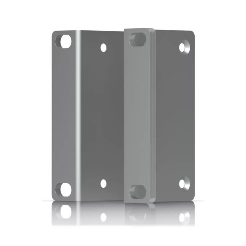 Conjunto de montagem Ubiquiti UACC-Rack-Ear-2U aço galvanizado cinzento