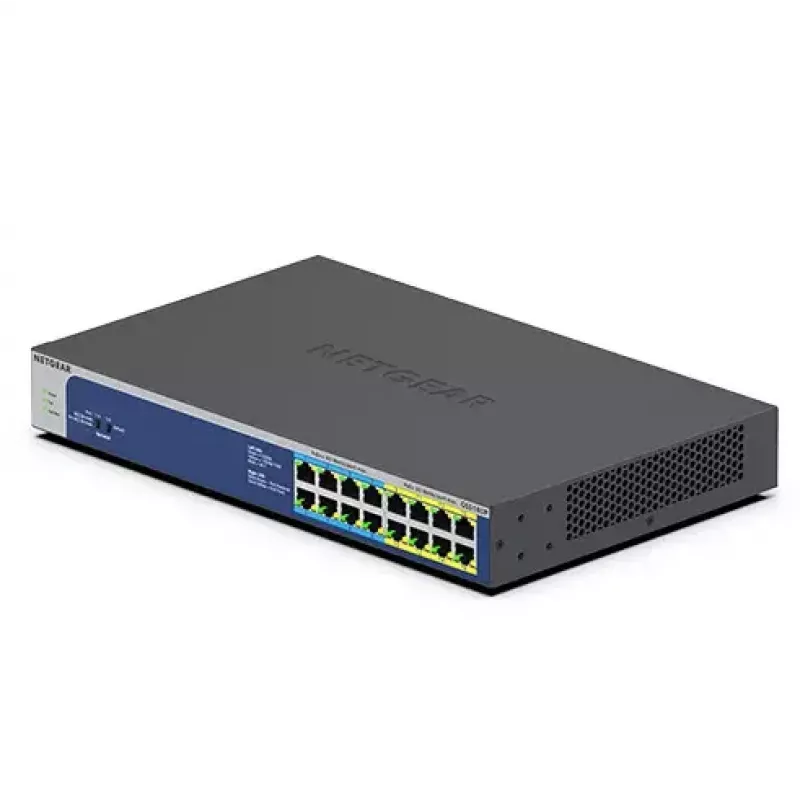 NETGEAR GS516UP Não gerido Gigabit Ethernet (10/100/1000) Power over Ethernet (PoE) cinzento