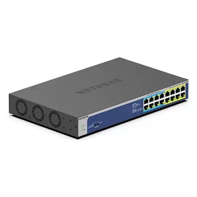 NETGEAR GS516UP Não gerido Gigabit Ethernet (10/100/1000) Power over Ethernet (PoE) cinzento