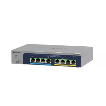 NETGEAR 8 portas Ultra60 PoE++ Multi-Gigabit (2,5G) Ethernet Plus Switch Gerido L2/L3 2.5G Ethernet (100/1000/2500) Power over Ethernet (PoE) cinzento