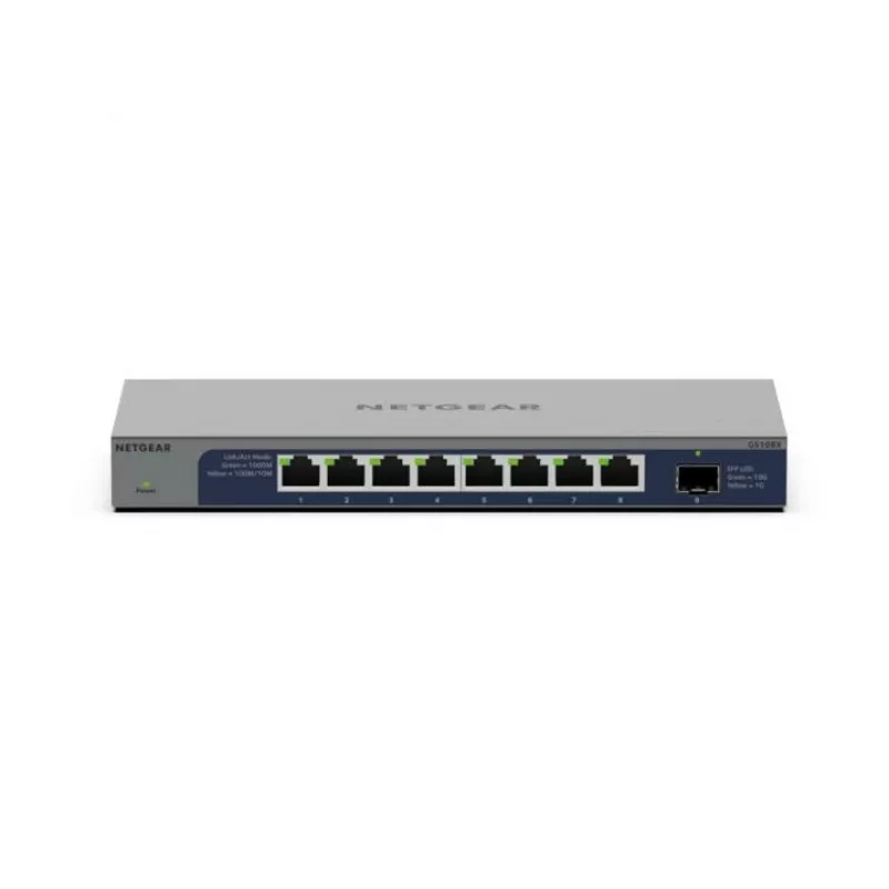 NETGEAR GS108X Não gerido L2 Gigabit Ethernet (10/100/1000) cinzento