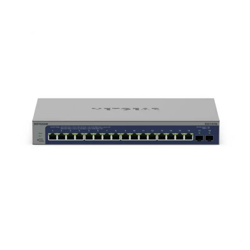 Switch Gerido NETGEAR XS516TM L2/L3/L4 16000 endereços MAC