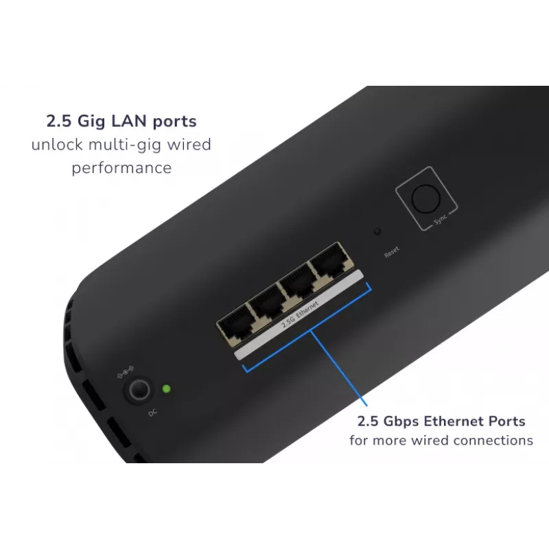 NETGEAR RBE870B Tri-Band (2,4 GHz / 5 GHz / 6 GHz) Wi-Fi 7 (802.11be) Preto 4 Interno