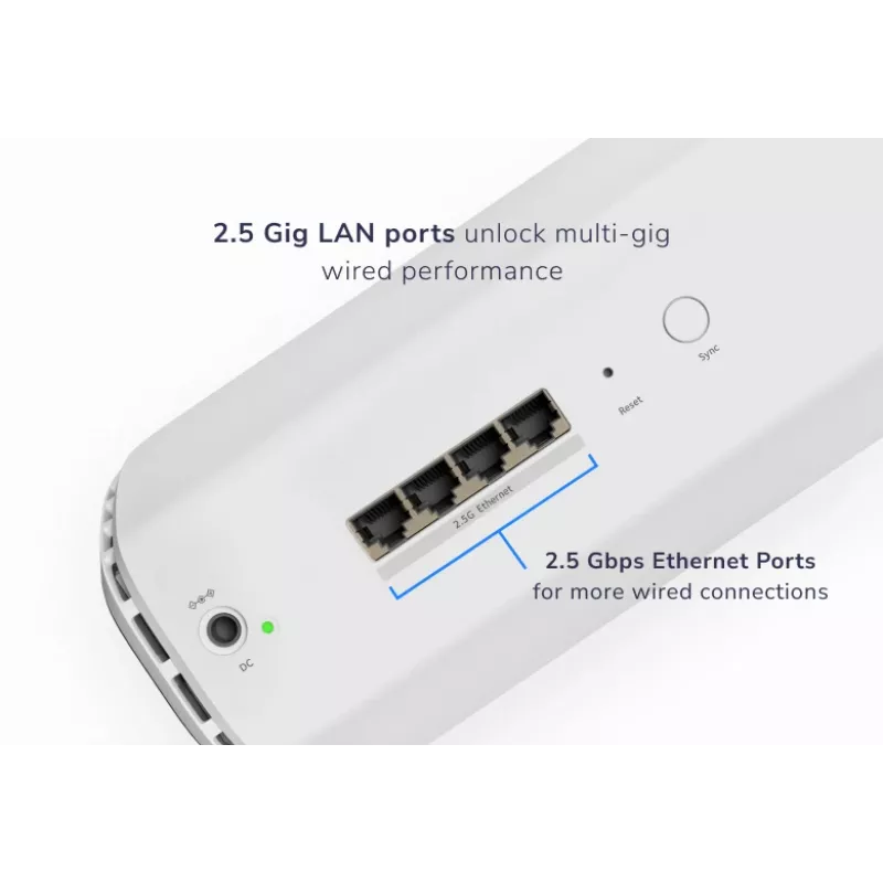NETGEAR Orbi 870 Tri-Band (2,4 GHz / 5 GHz / 6 GHz) Wi-Fi 7 (802.11be) Branco 4 Interno