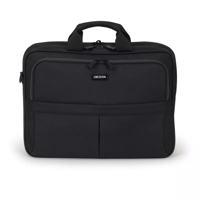 DICOTA Top Traveller Scale - Bolsa para portátil 14-15,6 polegadas - Preto / 600d PET reciclado