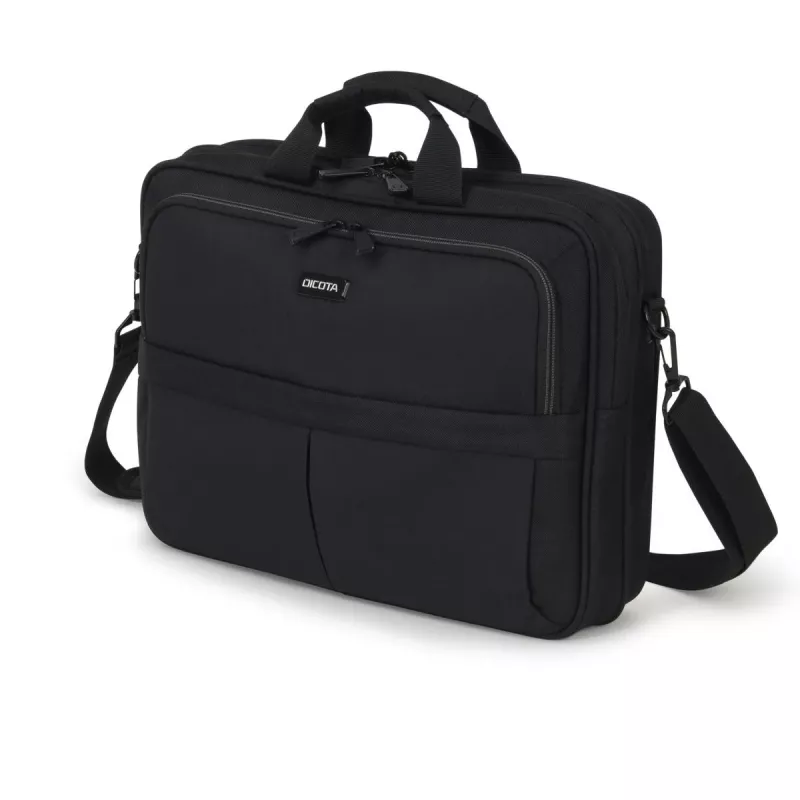 DICOTA Top Traveller Scale - Bolsa para portátil 12-14.1 polegadas - Preto / 600d PET reciclado