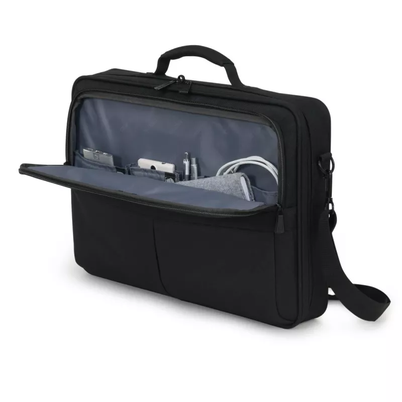 DICOTA Eco Multi Scale - Bolsa para portátil 15-17,3 polegadas - Preto / 600d PET reciclado