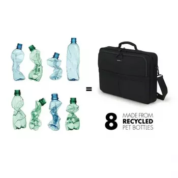 DICOTA Multi Scale - Bolsa para portátil 12-14.1in - Preto / 600d PET reciclado