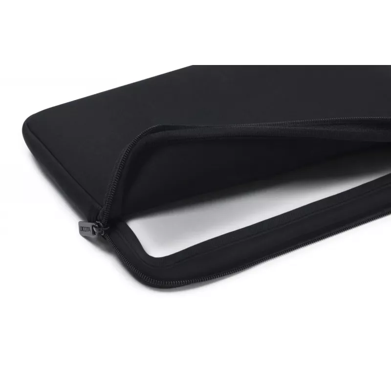 DICOTA Perfect Skin - Sleeve para portátil 12-12.5in - Preto / Neoprene sintético com material exterior 100% reciclado
