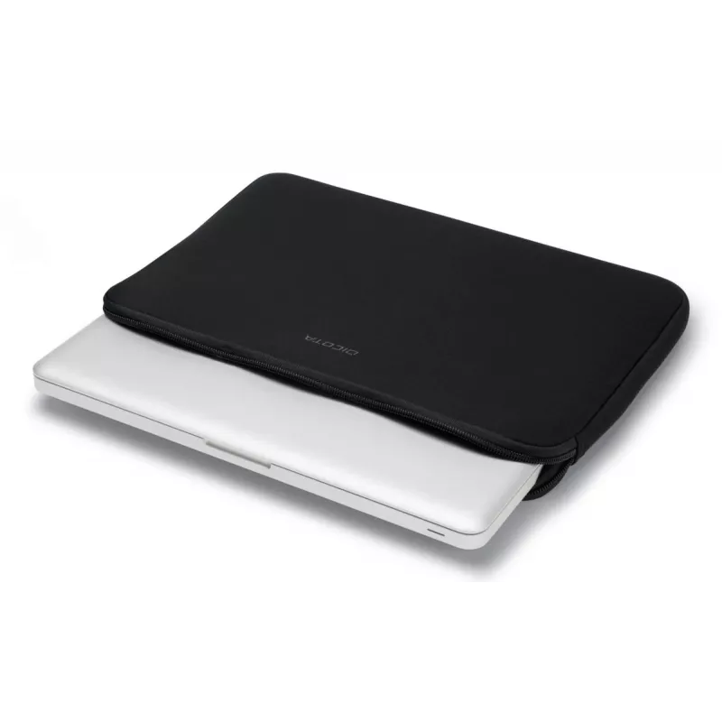 DICOTA Perfect Skin - Capa para portátil 10-11.6 polegadas - Preto / Neoprene sintético com tecido exterior 100 % reciclado