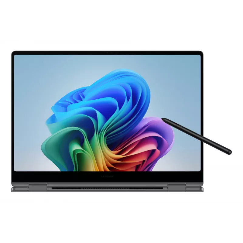 Samsung Galaxy Book5 Pro 360 NP960QHA-KG3DE Copilot+ PC portátil 40,6 cm (16 polegadas) ecrã tátil AMOLED WQXGA+ 2880 x 1800 120 Hz Intel Core Ultra 7 256V 16 GB LPDDR5x-SDRAM 1 TB SSD Intel Arc Graphics 140V Wi-Fi 7 Windows 11 Home Moonstone Gray