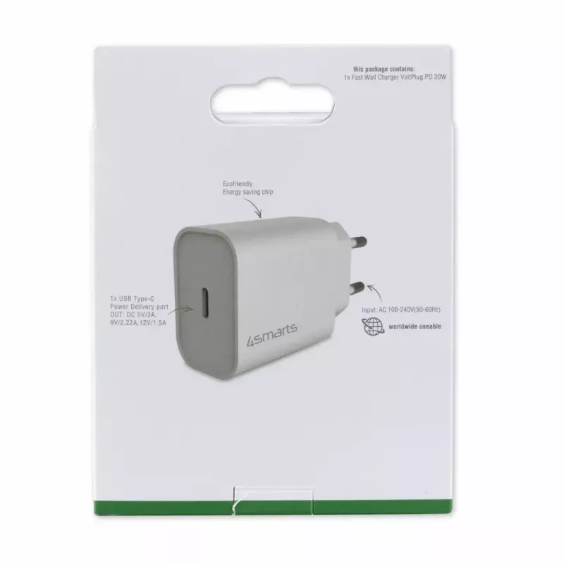 Carregador de interior 4smarts 465575 Universal Branco USB