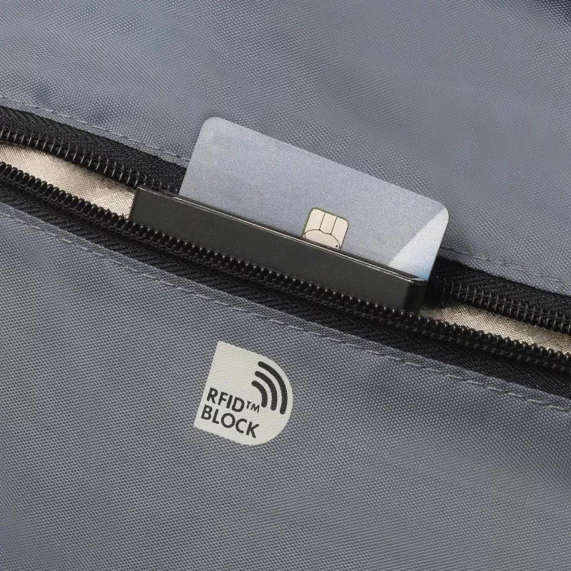 DICOTA Eco Top Traveller Core – Mala para portátil 13–14,1 polegadas – Preto / 300D 100% PET-poliéster reciclado