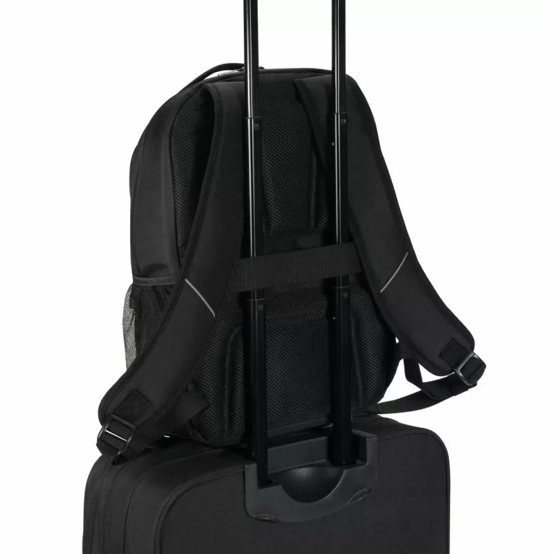 DICOTA Eco Core - Mochila para portátil 15-17.3in - Preto / 300d 100% PET-poliéster reciclado