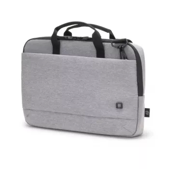 DICOTA slim Eco Motion - Mala para portátil 14-15.6in - Cinzento claro / 600d Rpe Poliéster
