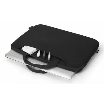 DICOTA Smart Sleeve One - Capa para portátil 14-14.1 polegadas - Preto / tecido jersey reciclado