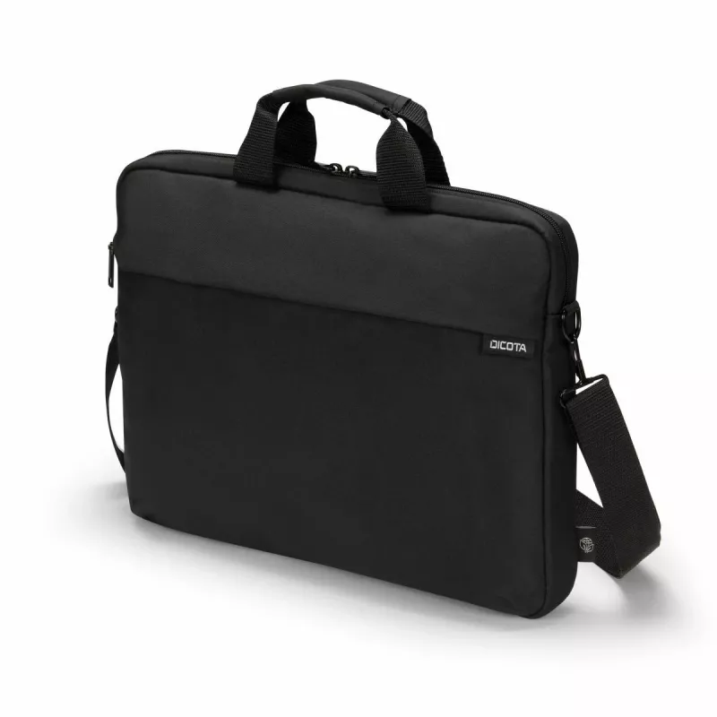 DICOTA slim Case One - Mala para portátil 13-14.1in - Preto / 300d PET-poliéster reciclado