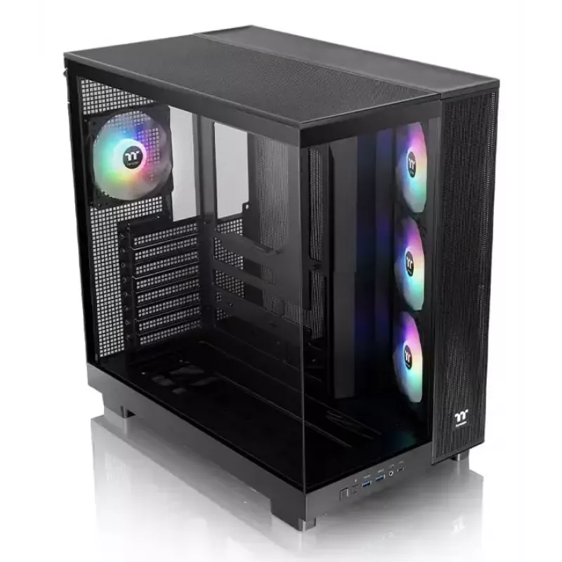 Caixa para PC Thermaltake View 380 XL TG ARGB Midi Tower Preto