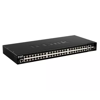 Switch de rede D-Link DGS-1520-52/E gerido L3 10G Ethernet (100/1000/10000) 1U preto