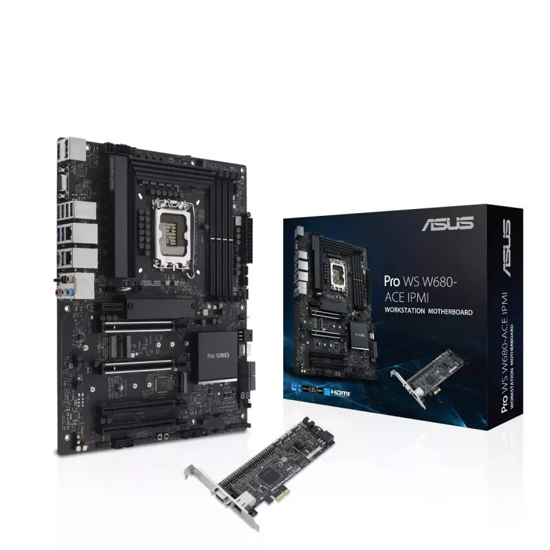 Placa-mãe ASUS PRO WS W680-ACE IPMI Intel W680 LGA 1700 ATX