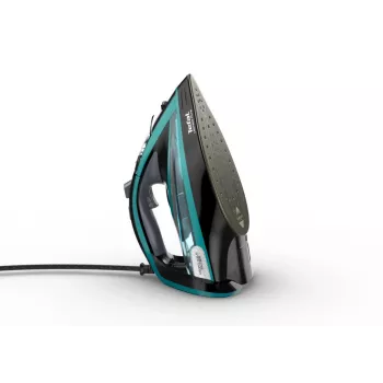 Tefal Ultimate Pure FV9844 Ferro de engomar a seco e a vapor Durilium Autoclean Base 3200 W Preto, Azul