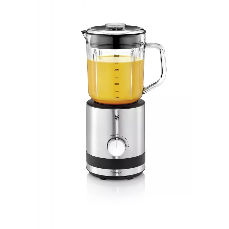 WMF KITCHENminis 0416490011 0,8 L Liquidificadora de mesa 400 W Preto, Aço inoxidável, Transparente