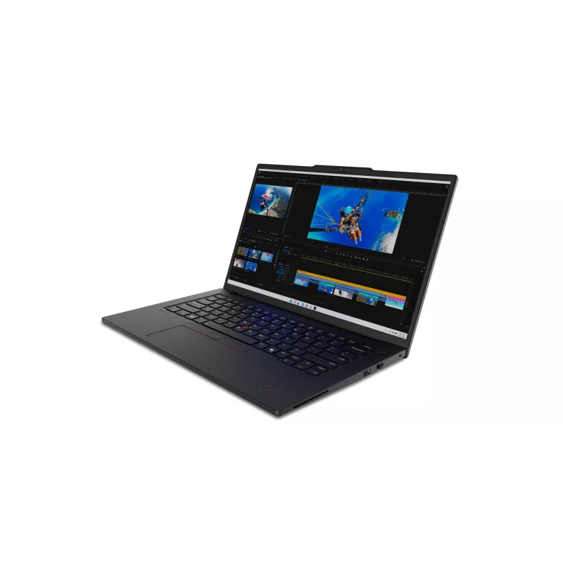 Lenovo ThinkPad P14s Gen 5 (Intel) Intel Core Ultra 9 185H Portátil 36,8 cm (14,5 inch) WQXGA 64 GB DDR5-SDRAM 1 TB SSD Wi-Fi 6E (802.11ax) Windows 11 Pro Alemão Preto