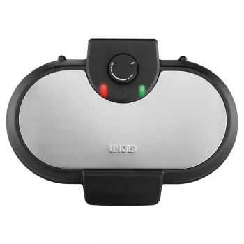 Unold Máquina de panquecas American, 2 Crepes, Preto, Aço inoxidável, 13,5 cm, Alumínio, Botão rotativo, 0,75 m