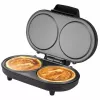 Unold 48165 máquina de panquecas American, 2 crepes, 13,5 cm, 1000 W, preta / aço inoxidável escovado