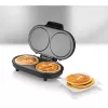 Unold 48165 máquina de panquecas American, 2 crepes, 13,5 cm, 1000 W, preta / aço inoxidável escovado