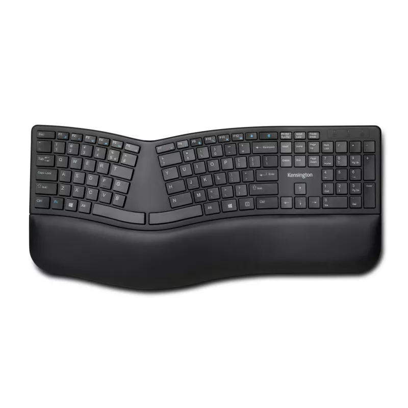 Teclado sem fios Kensington ProFit Ergo DE