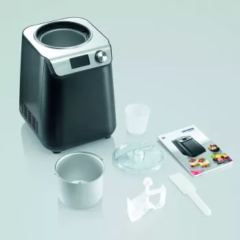 Máquina de gelados Severin EZ 7407 1,2 L 135 W Preto Aço inoxidável