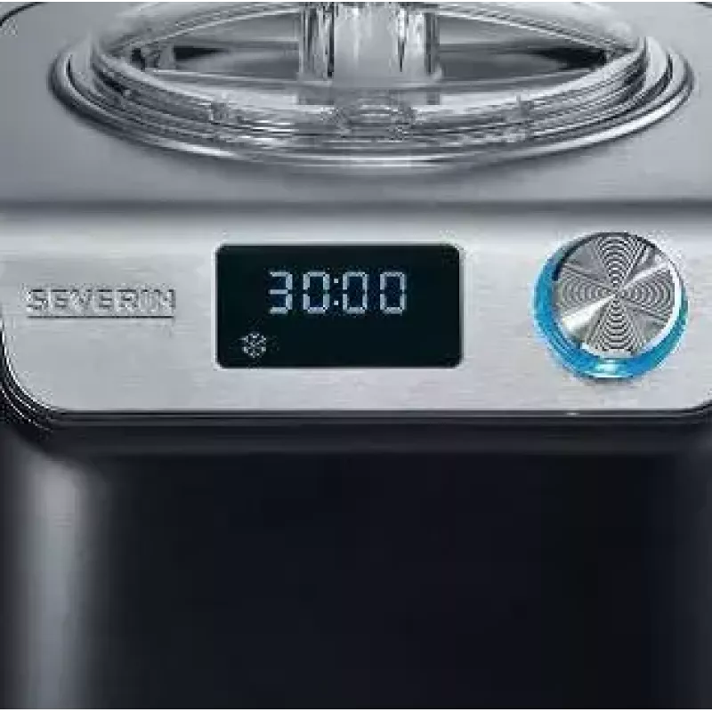 Máquina de gelados Severin EZ 7407 1,2 L 135 W Preto Aço inoxidável