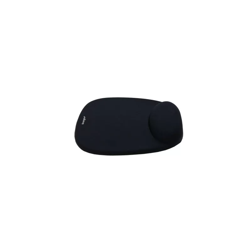 Tapete de rato em espuma Kensington com apoio de pulso integrado Preto, Preto, Cor única, Espuma, Apoio de pulso
