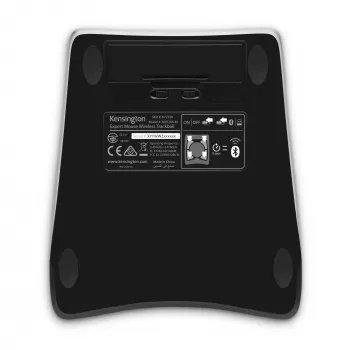 Kensington Expert Rato Trackball sem fios, ambidestro, ótico, RF sem fios + Bluetooth, 400 DPI, Preto