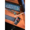Kensington Expert Rato Trackball sem fios, ambidestro, ótico, RF sem fios + Bluetooth, 400 DPI, Preto
