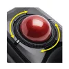 Kensington Expert Rato Trackball sem fios, ambidestro, ótico, RF sem fios + Bluetooth, 400 DPI, Preto