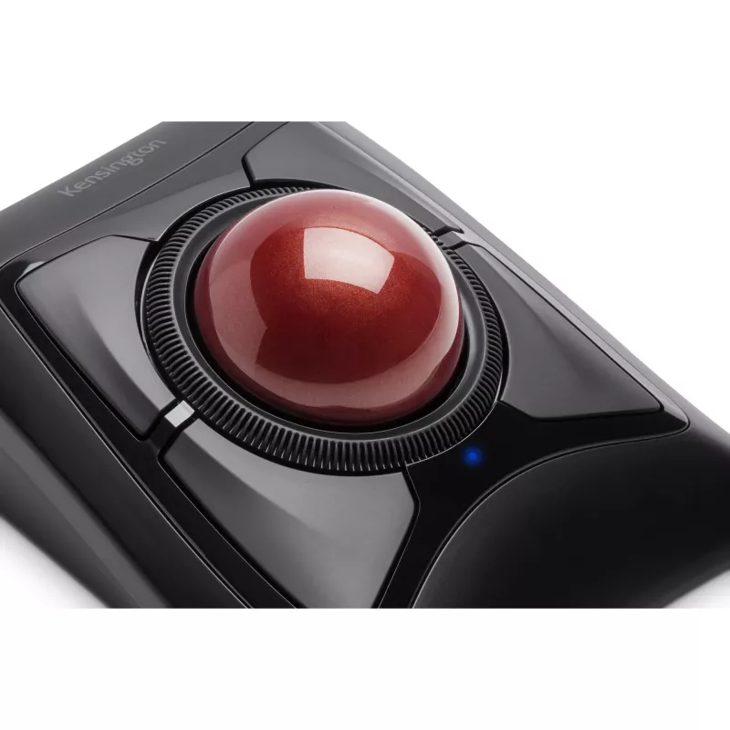 Kensington Expert Rato Trackball sem fios, ambidestro, ótico, RF sem fios + Bluetooth, 400 DPI, Preto