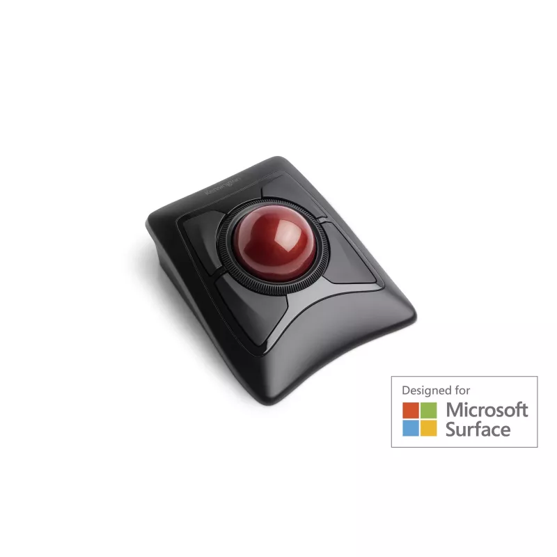 Kensington Expert Rato Trackball sem fios, ambidestro, ótico, RF sem fios + Bluetooth, 400 DPI, Preto