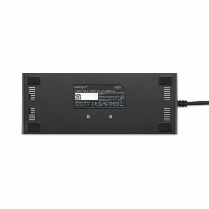 Docking station Kensington SD4842P EQ USB-C 10Gbps Triple Video sem drivers com Power Delivery 100W