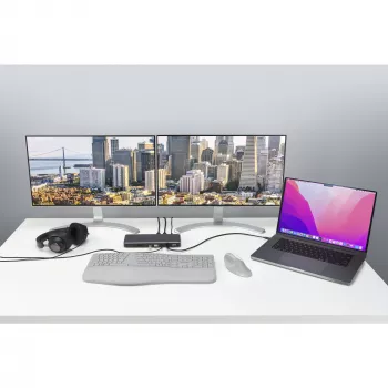 Docking station Kensington SD5760T Thunderbolt 4 Dual 4K com alimentação 96W