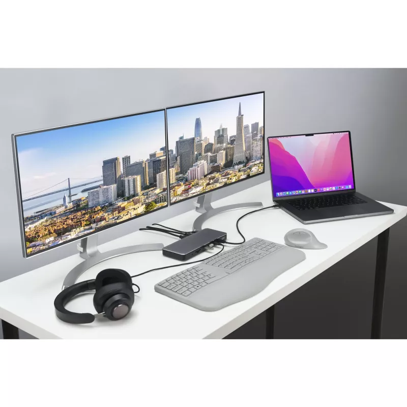 Docking station Kensington SD5760T Thunderbolt 4 Dual 4K com alimentação 96W