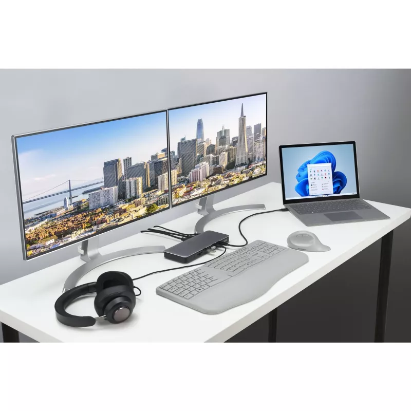 Docking station Kensington SD5760T Thunderbolt 4 Dual 4K com alimentação 96W