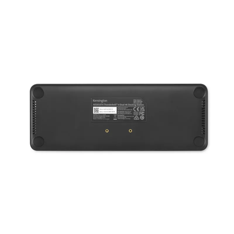 Docking station Kensington SD5760T Thunderbolt 4 Dual 4K com alimentação 96W