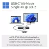 Docking station Kensington SD5760T Thunderbolt 4 Dual 4K com alimentação 96W