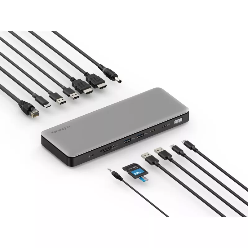Docking station Kensington SD5760T Thunderbolt 4 Dual 4K com alimentação 96W
